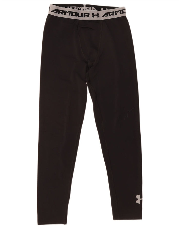 Under Armour Taillierte Grafik-Leggings für Jungen, 11–12 Jahre, Größe L, Schwarz