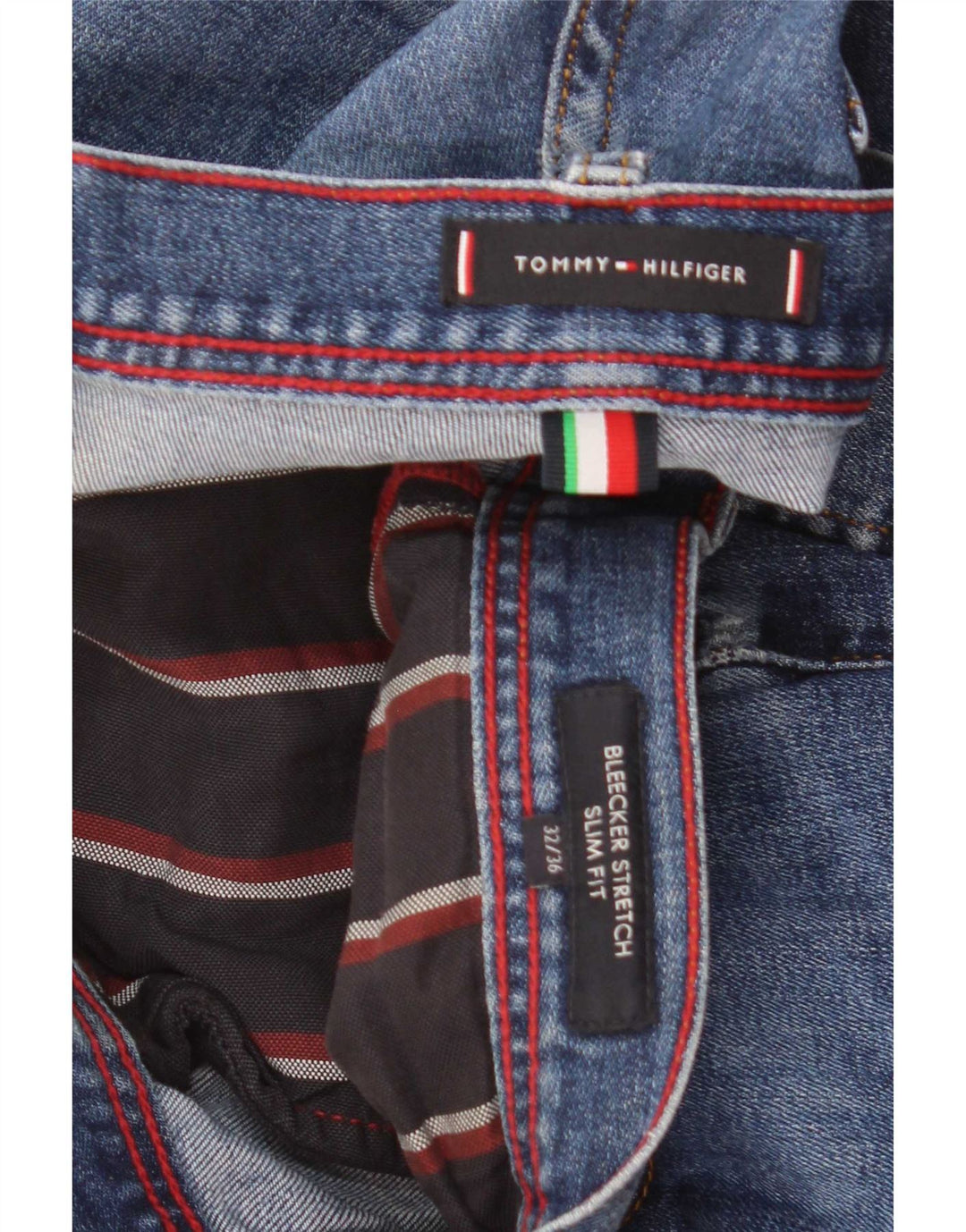 Tommy Hilfiger Herren Bleecker Slim Jeans W32 L36 Blau