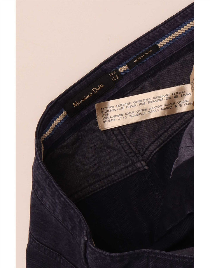 Massimo Dutti Herren Slim Freizeithose EU 40 Medium W31 L34 Marineblau