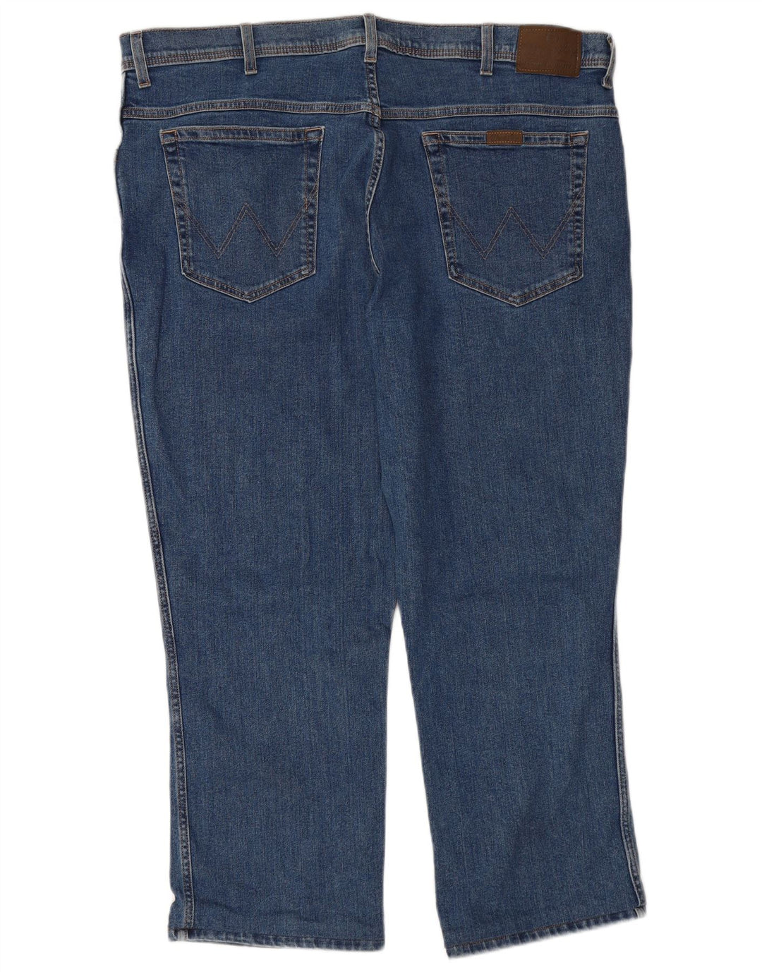 WRANGLER Herren-Jeans mit normaler Passform, verkürzte Passform, W44, L26, Blau, Baumwolle