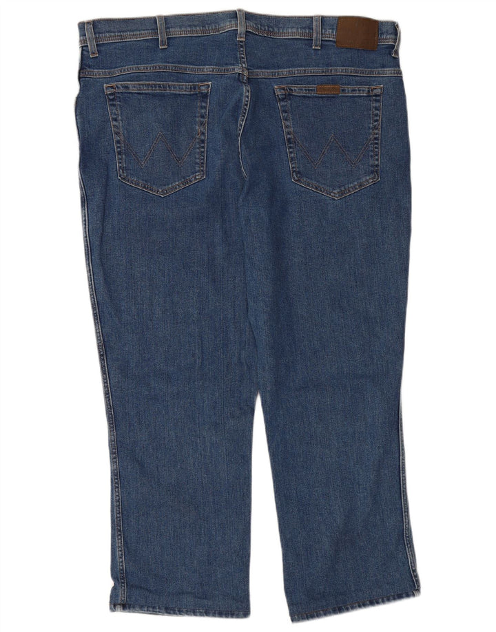 WRANGLER Herren-Jeans mit normaler Passform, verkürzte Passform, W44, L26, Blau, Baumwolle