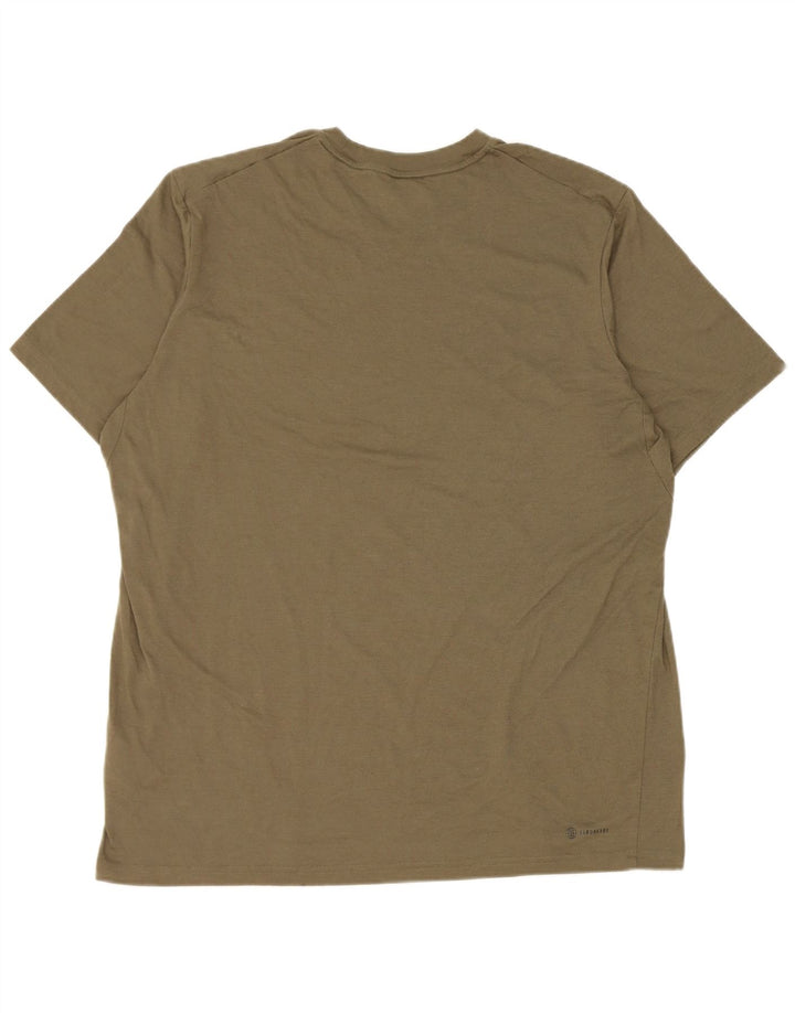 Adidas Herren Aeroready T-Shirt Top XL Khaki Polyester