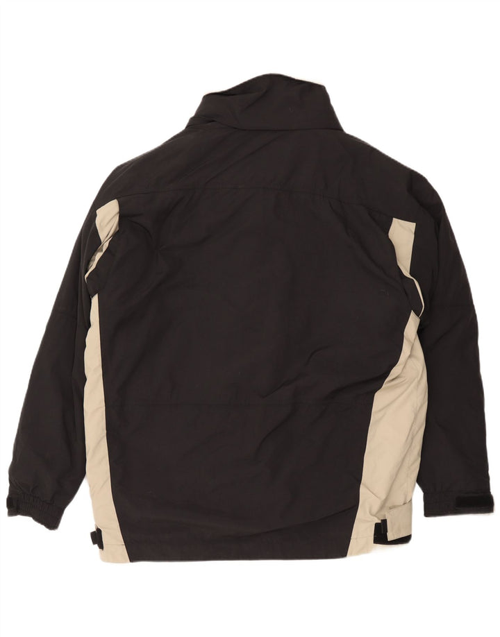 Kappa Herren Skijacke UK 40 Large Schwarz Colourblock Polyamid