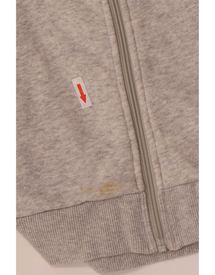 Fila Herren-Kapuzenpullover mit Reißverschluss, XS, graue Baumwolle
