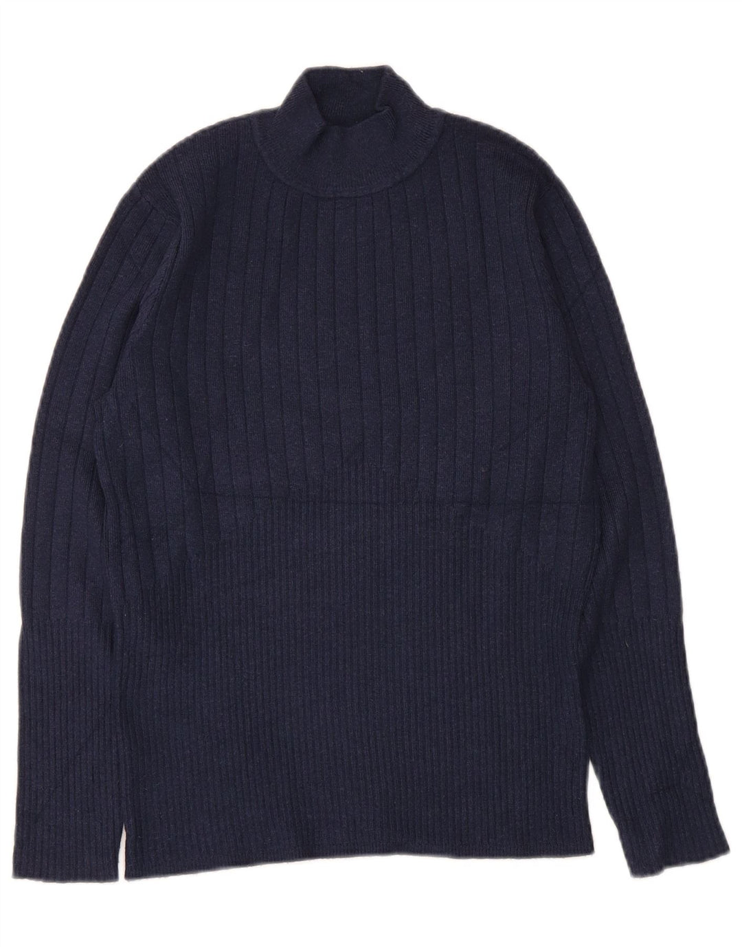 Marks & Spencer Rollkragenpullover für Damen, Gr. 12, mittelgroß, Marineblau