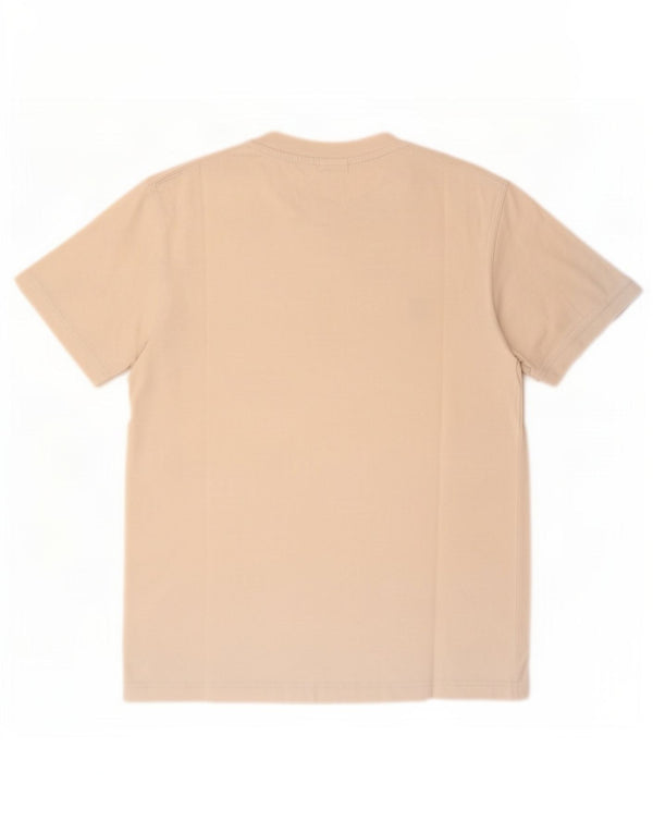 Timberland Herren T-Shirt Top Small Beige Baumwolle