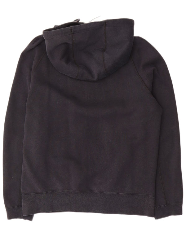 Nike Herren-Kapuzenpullover mit Reißverschluss, mittelschwarz, Baumwolle