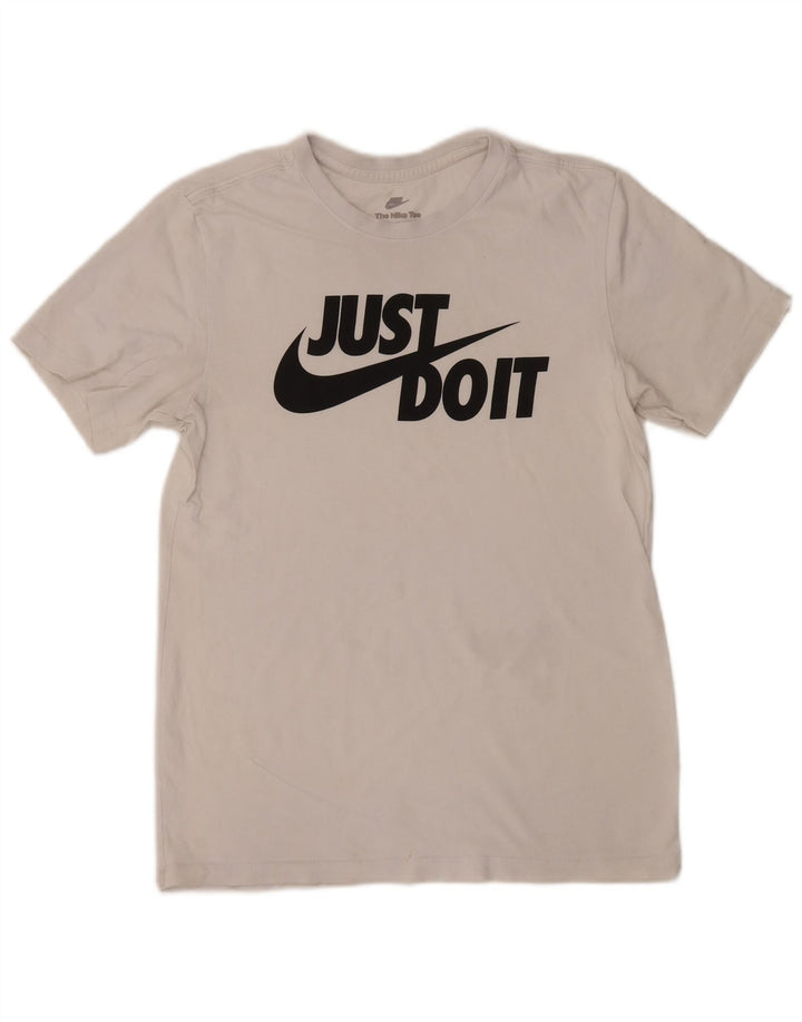 Nike Herren-T-Shirt mit Grafik, Größe S, Weiß
