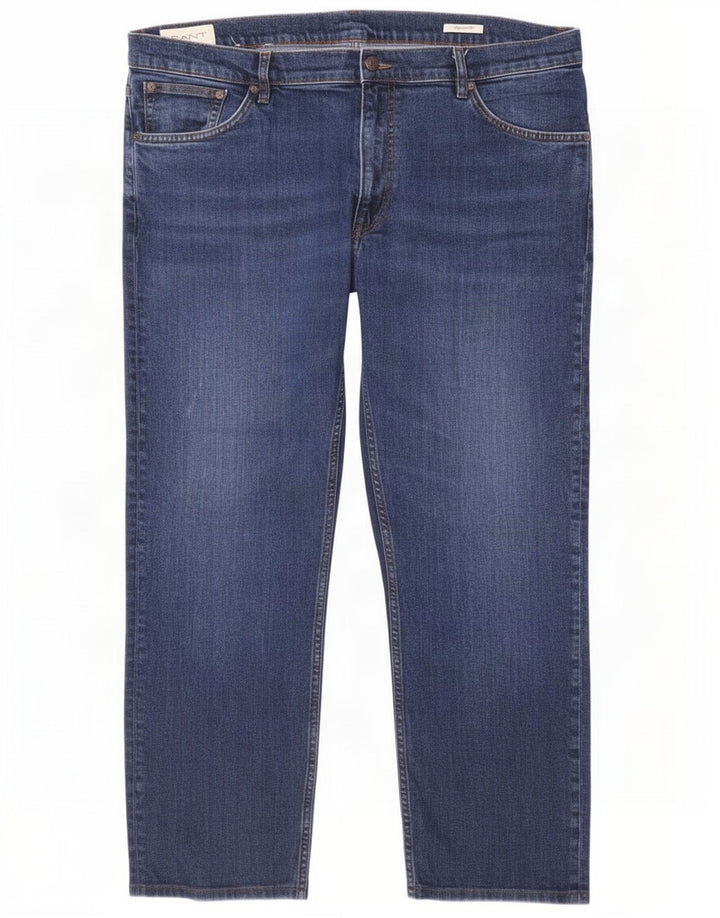 Gant Herren-Jeans mit normaler Passform, gerade Passform, W42, L29, Blau