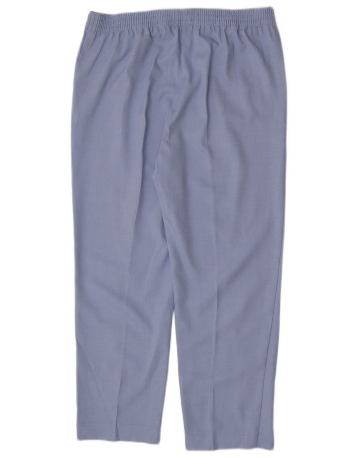Marks & Spencer Damen-Hose mit normaler Passform, UK 16, Größe L W34 L28, Blau