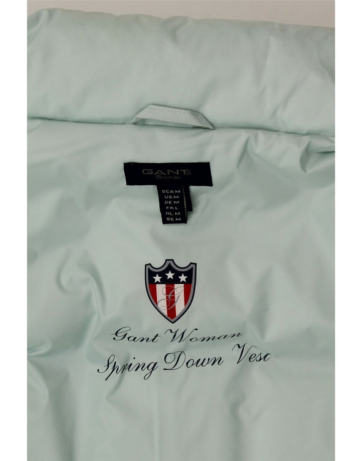 GANT Damen Wattierte Weste UK 14 Medium Türkis Polyester