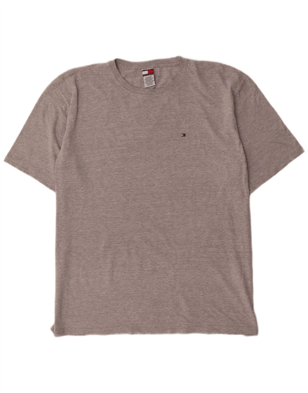 Tommy Hilfiger Herren T-Shirt Top XL Grau Baumwolle