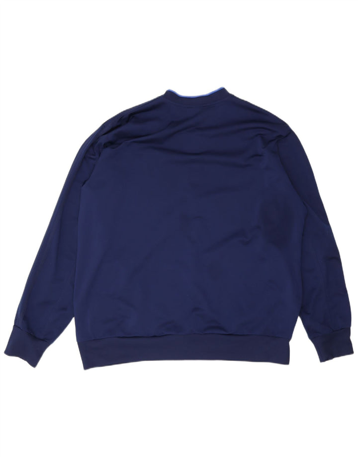Adidas Herren Trainingsanzug Top Jacke 2XL Marineblau Polyester