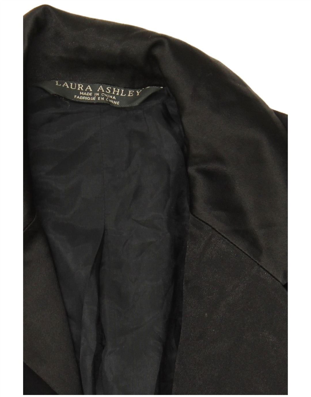 Laura Ashley Damen 1-Knopf-Blazerjacke UK 12 Mittelschwarz
