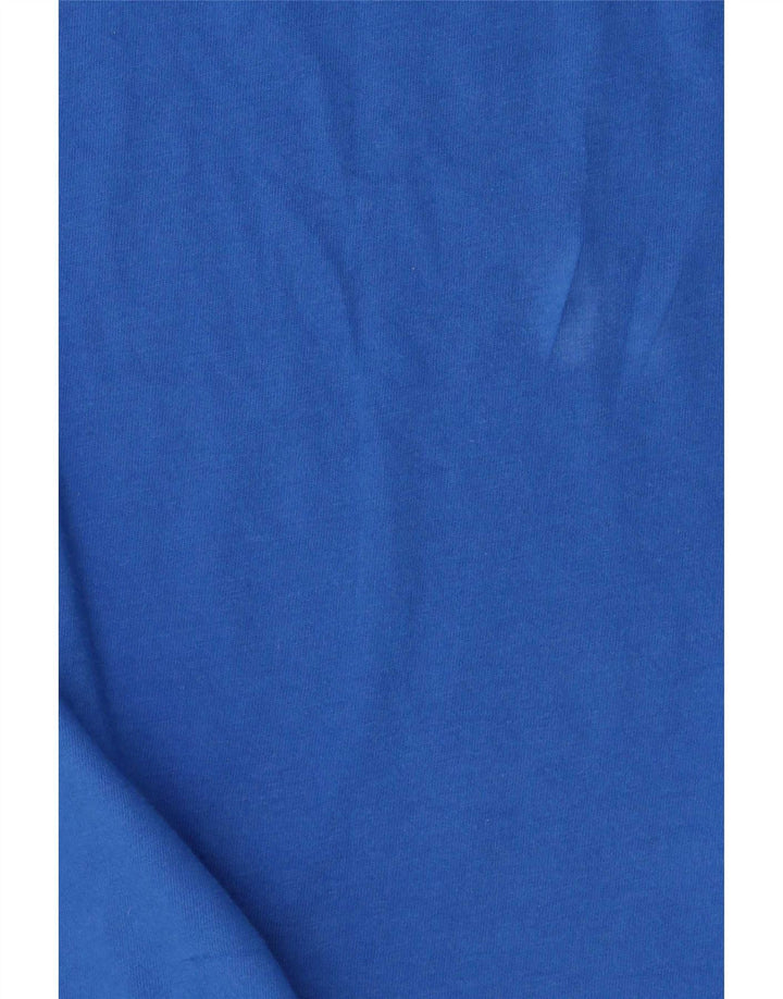Nike Herren T-Shirt Top Large Blau Baumwolle