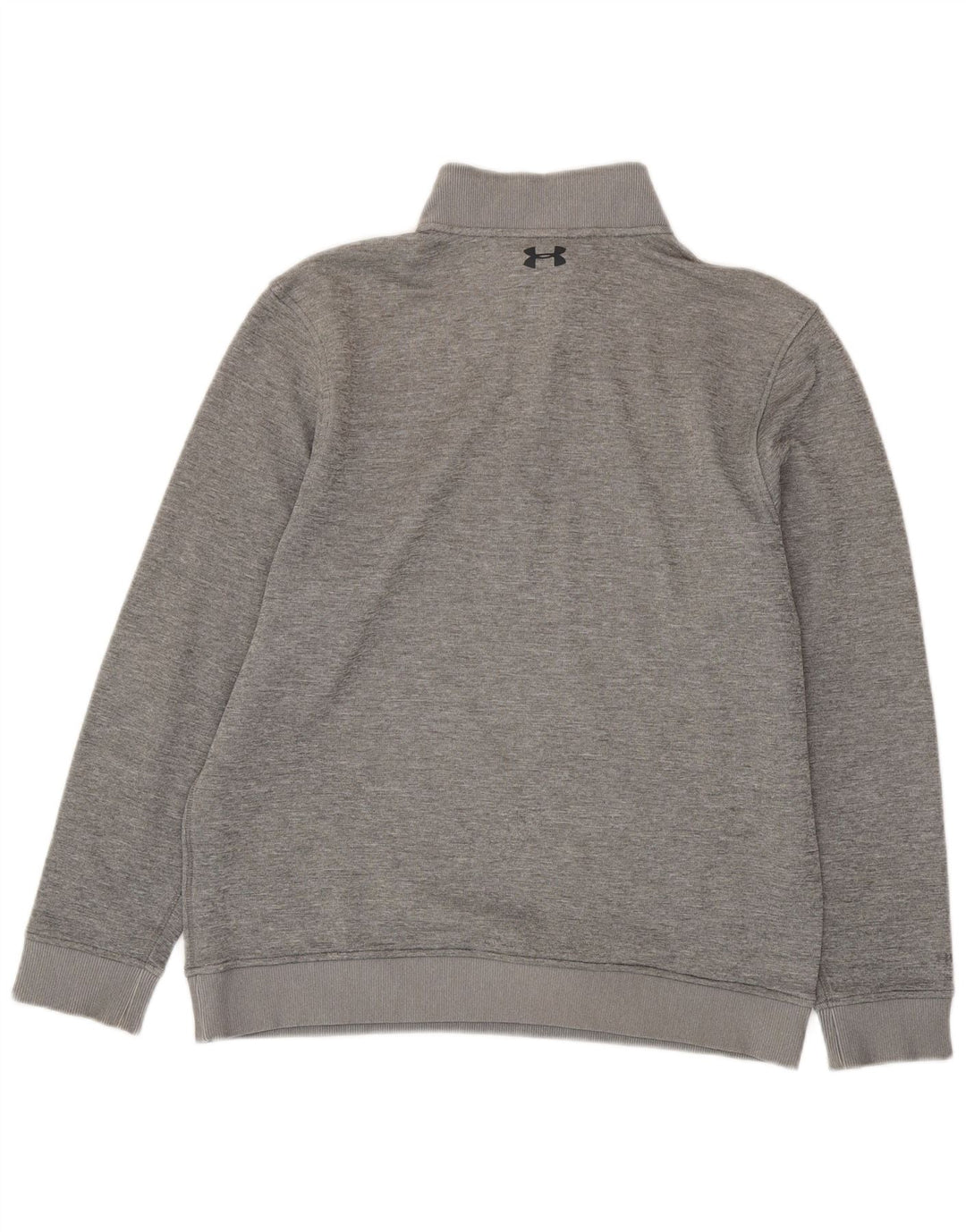 Under Armour Herren-Sweatshirt „Cold Gear“ mit Reißverschluss, Größe L, grau gefleckt