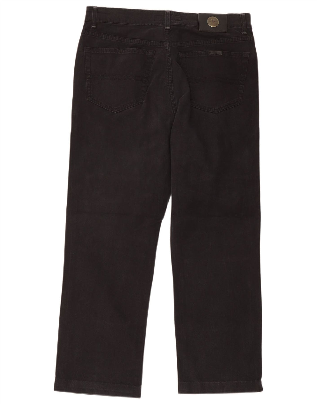 Trussardi Herren-Crop-Jeans, W36, L26, schwarze Baumwolle