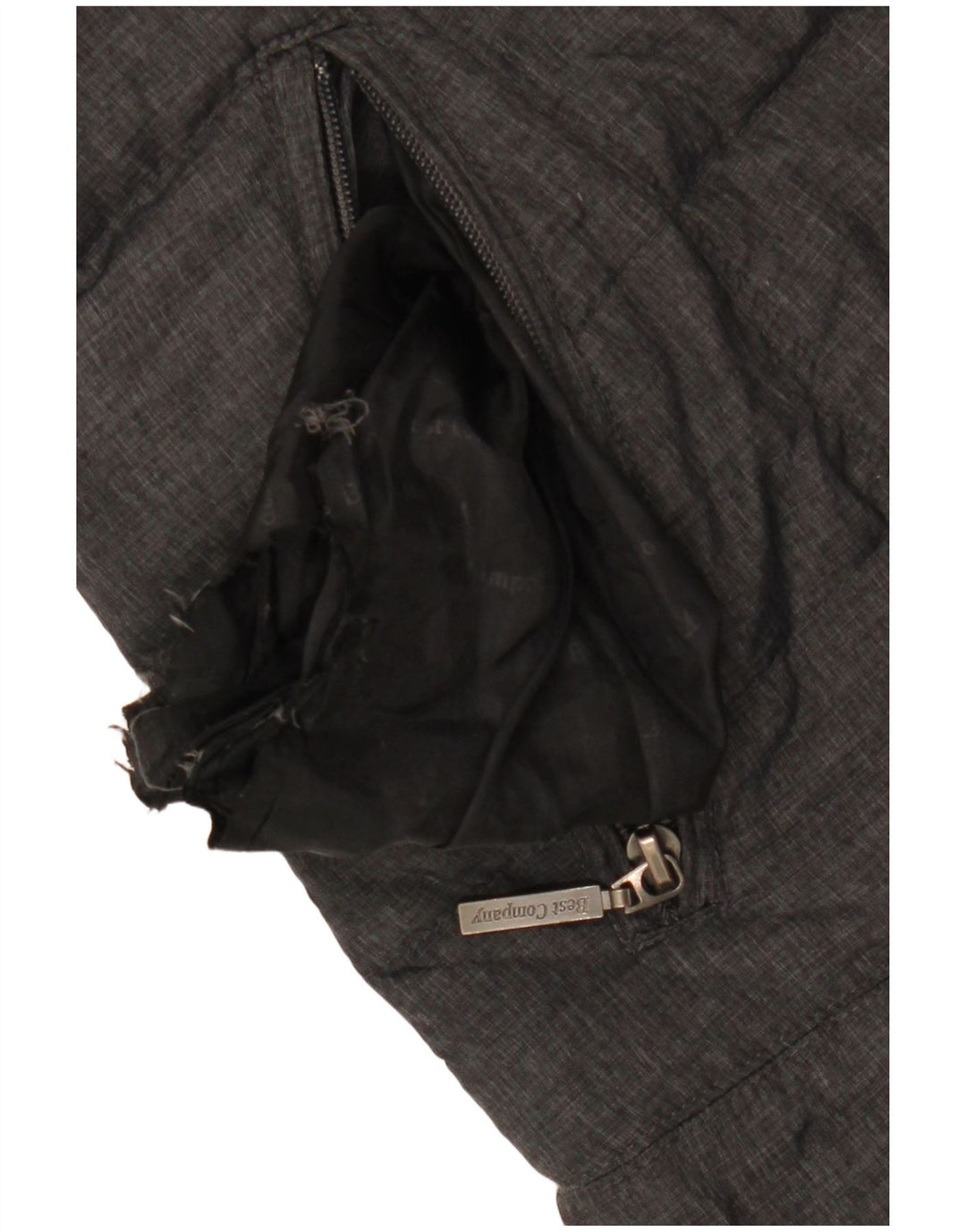 BEST COMPANY Damen Wattierte Jacke UK 14 Large Grau