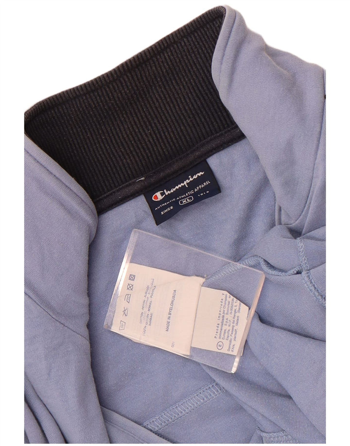 Champion Herren-Trainingsanzug-Topjacke XL aus blauer Baumwolle