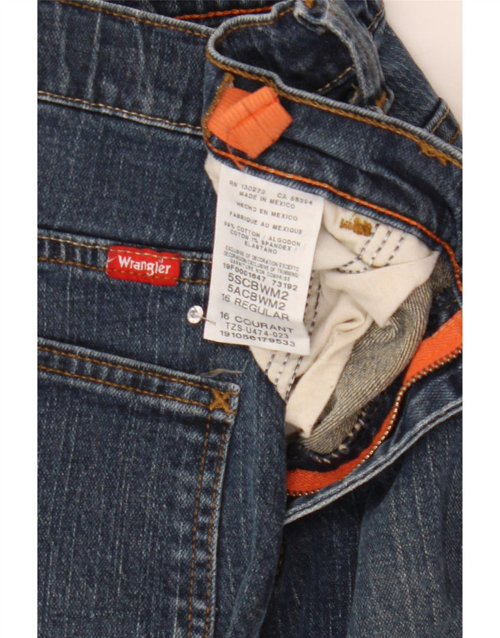 Wrangler Jungen Straight Jeans 15–16 Jahre W28 L28 Blaue Baumwolle