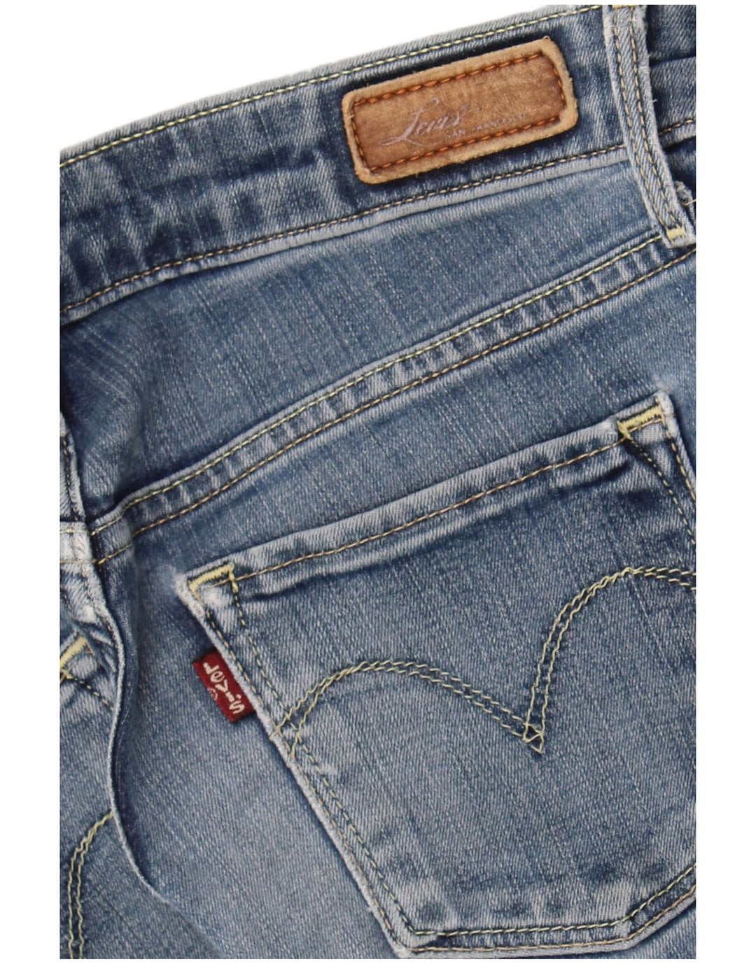 Levi's Damen Skinny Jeans W28 L28 Blau