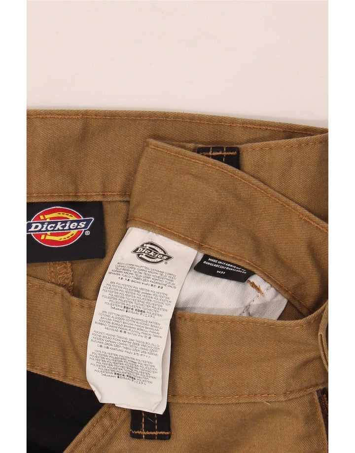 Dickies Herren-Cargoshorts W31 Mittelbeigefarbenes Colourblock-Polyester
