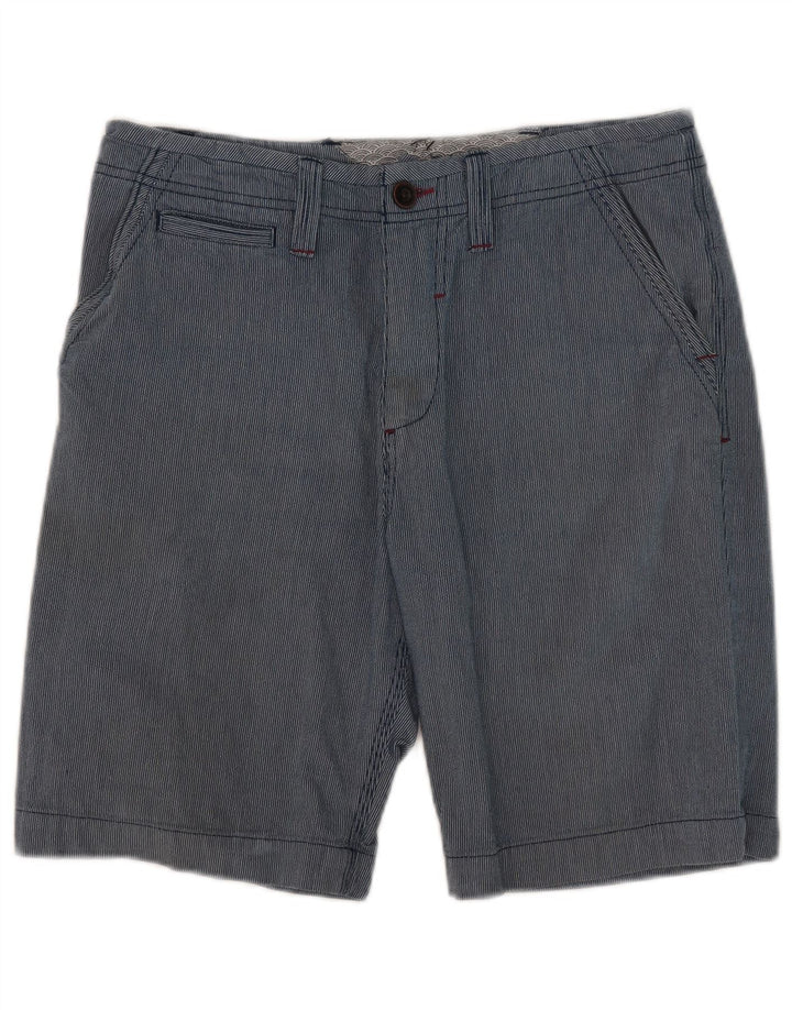 White Stuff Herren Chinoshorts W32 Mittelblaue Baumwolle