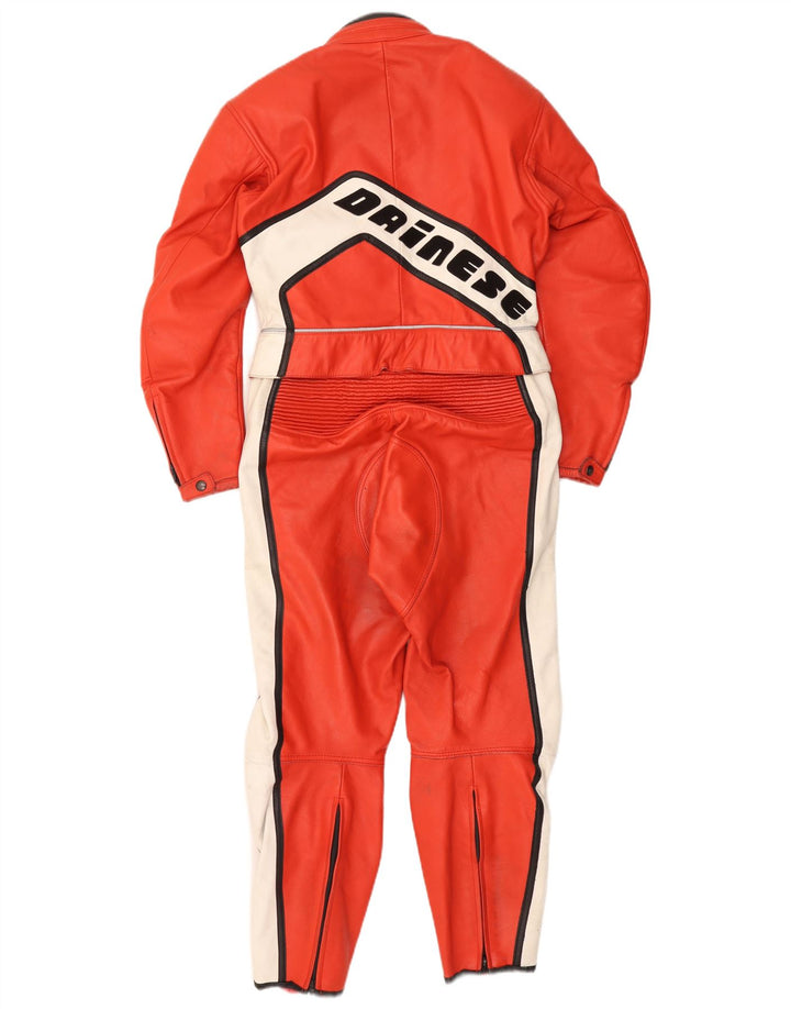 Dainese Womens Motorcycle Graphic Jumpsuit UK 14 Mittelroter Farbblock