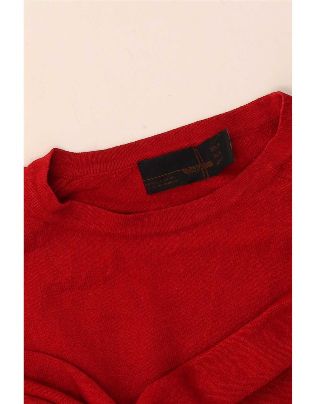 Zara Herren Top Langarm XL Rot