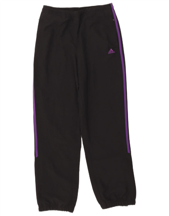 Adidas Damen Trainingshose Jogger UK 12 Medium Schwarz Polyester