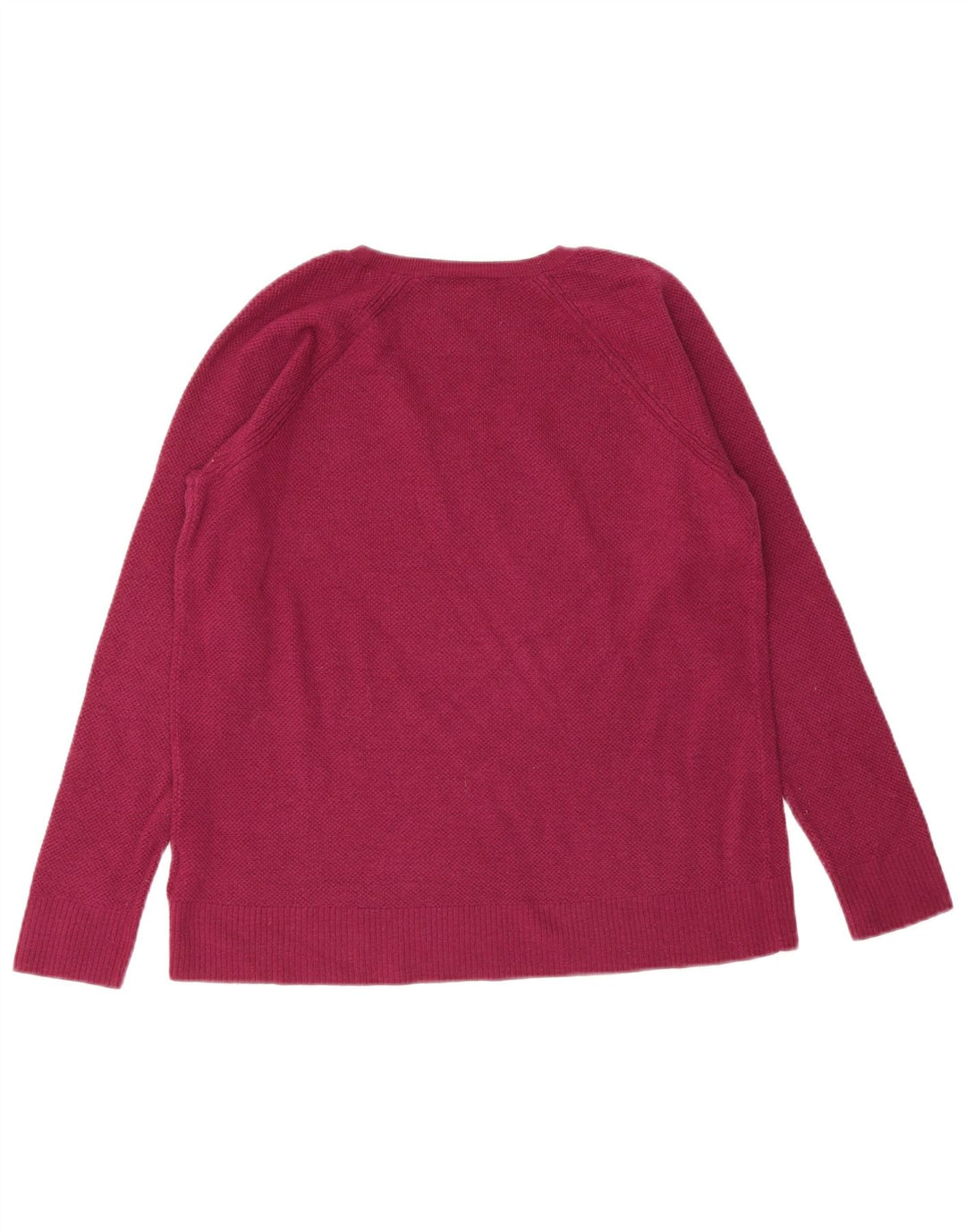 Gap Damen-Pullover mit V-Ausschnitt, Gr. 10, klein, rosa Nylon