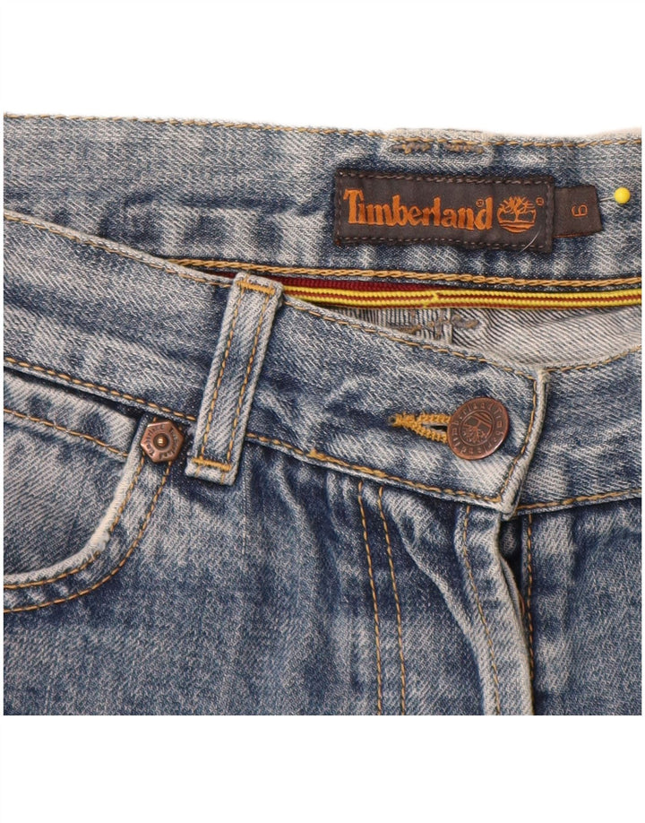 Timberland Damen Straight Jeans US 6 Medium W28 L29 Blau