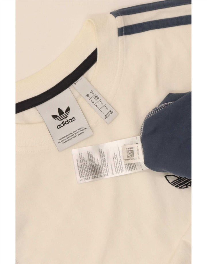 Adidas Herren T-Shirt Top Small Mehrfarbig Colourblock Baumwolle