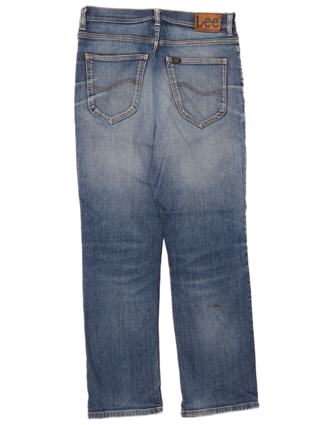 Lee Herren Straight Jeans W32 L29 Blau