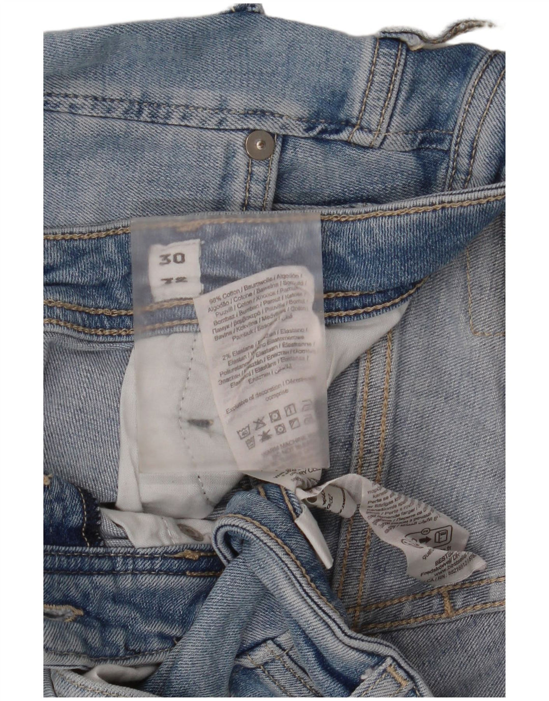 Jack & Jones Herren GLENN Slim Jeans W30 L32 Blaue Baumwolle