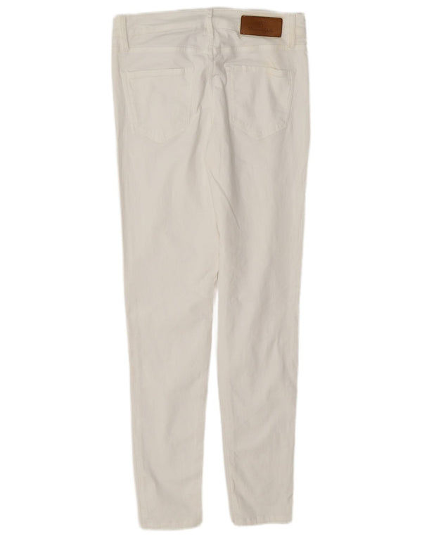 Massimo Dutti Damen Skinny Freizeithose EU 40 Medium W30 L29 Weiß