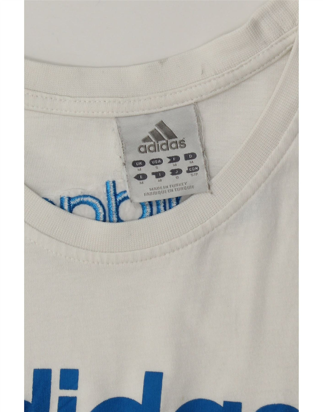Adidas Herren Graphic Vest Top Mittelweiße Baumwolle