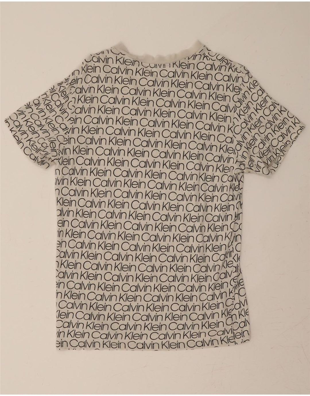 CALVIN KLEIN Mens Graphic T-Shirt Top Medium Grey Cotton Vintage Calvin Klein and Second-Hand Calvin Klein from Messina Hembry 