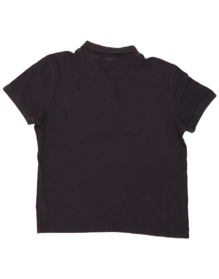 Kangaroos Herren-Poloshirt, groß, marineblau, Baumwolle