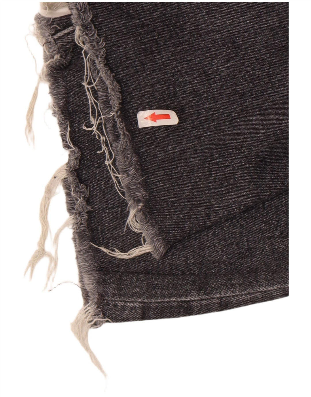 Kurze Jeans für Damen von Zara, EU 36, XS, W26, L25, Grau