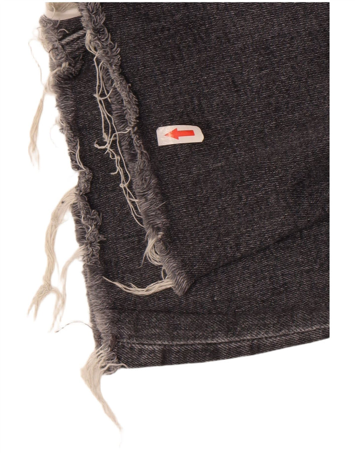 Kurze Jeans für Damen von Zara, EU 36, XS, W26, L25, Grau