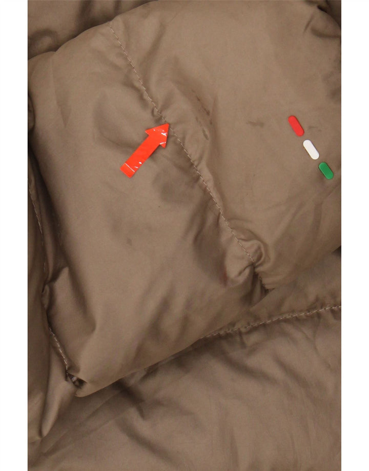 FILA Womens Hooded Padded Jacket UK 18 XL Brown Polyester Vintage Fila and Second-Hand Fila from Messina Hembry 