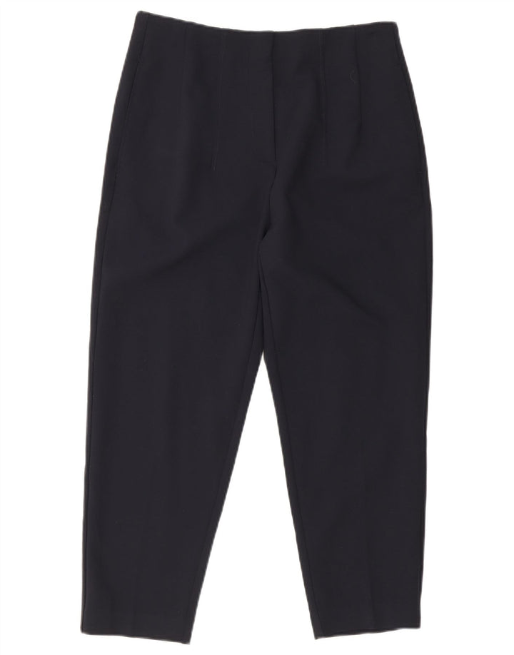 Marks & Spencer Damen-Hose, kurz geschnitten, UK 12, M, W28, L23, Marineblau