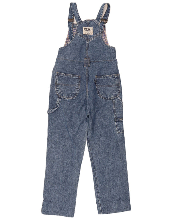 Vintage Damen-Latzhose, gerade Jeans, W29, L27, blaue Baumwolle