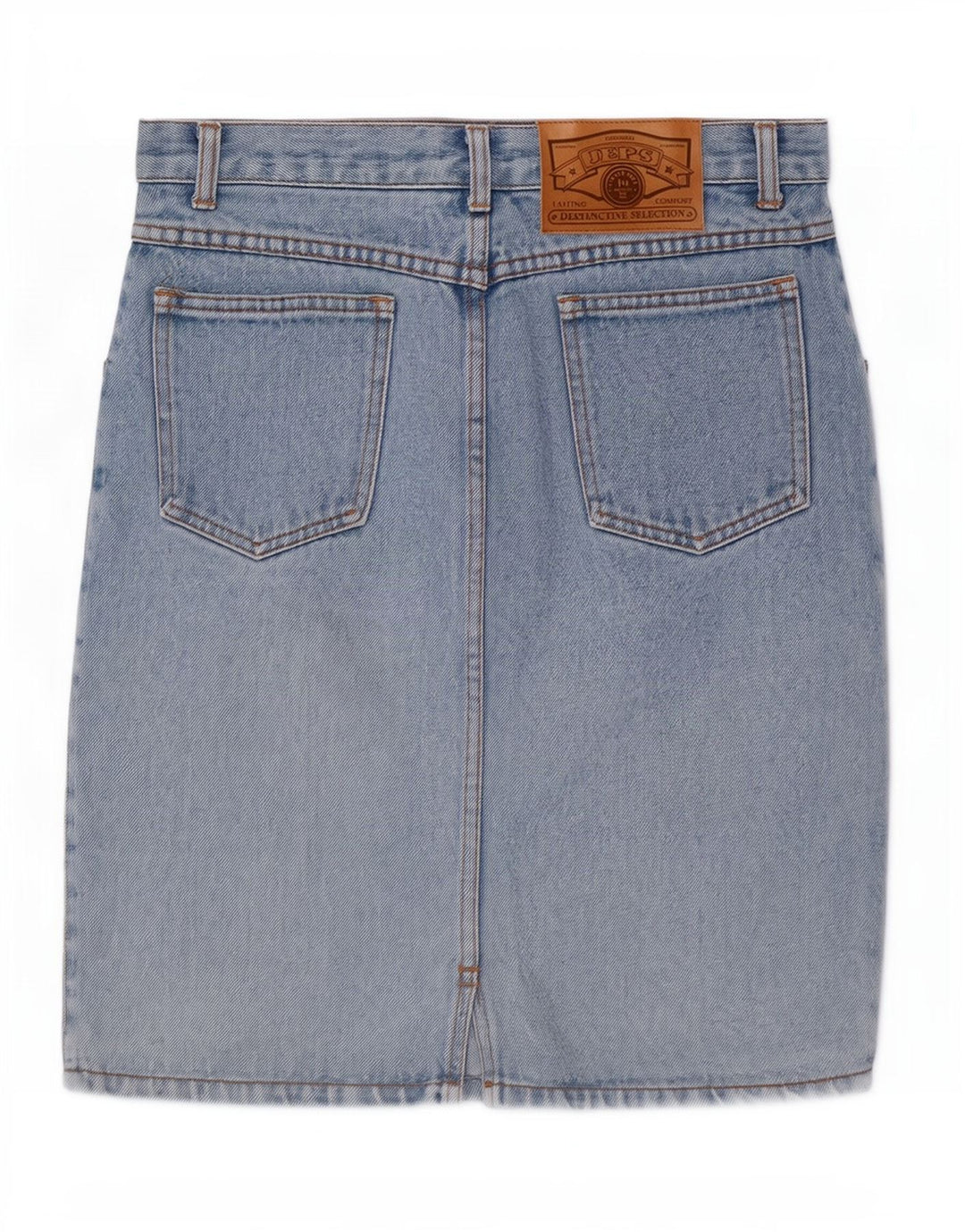 Jep's Damen-Jeansrock W26, klein, aus blauer Baumwolle