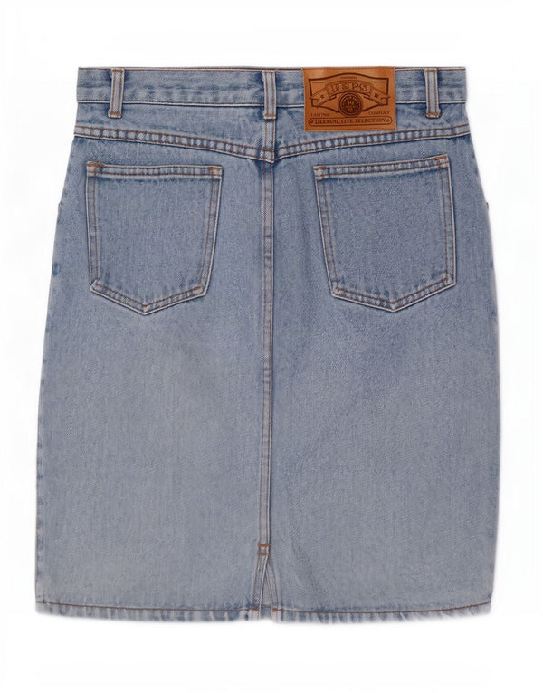 Jep's Damen-Jeansrock W26, klein, aus blauer Baumwolle