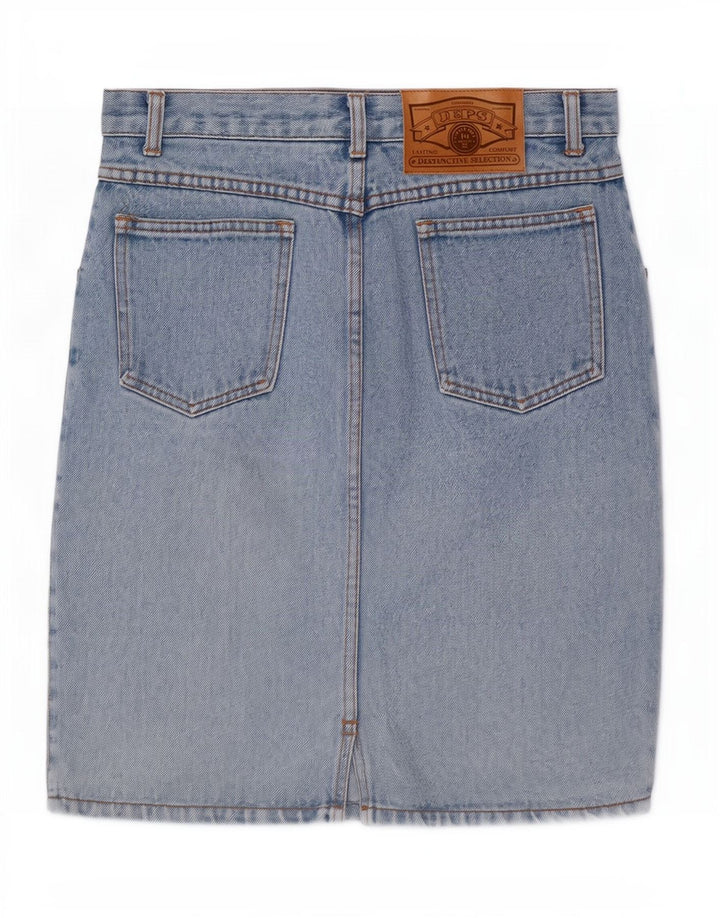 Jep's Damen-Jeansrock W26, klein, aus blauer Baumwolle