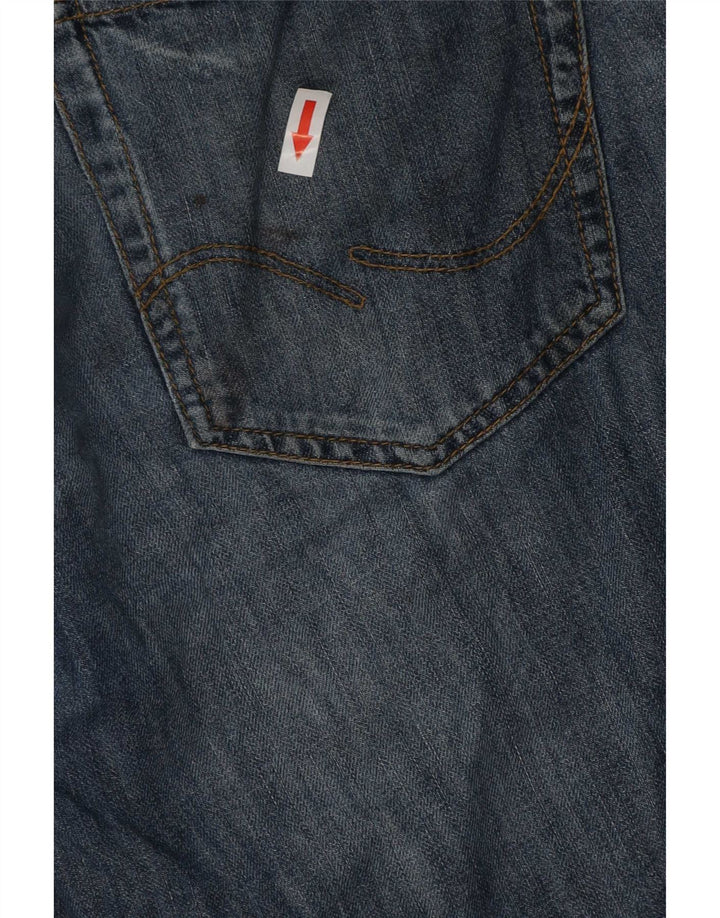 Jack & Jones Herren-Jeansshorts mit normaler Passform, Größe M, W32, Blau, Baumwolle