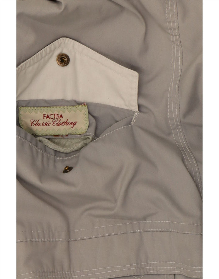 FACIBA Mens Reversible Jacket UK 40 Large Grey Colourblock Vintage Faciba and Second-Hand Faciba from Messina Hembry 