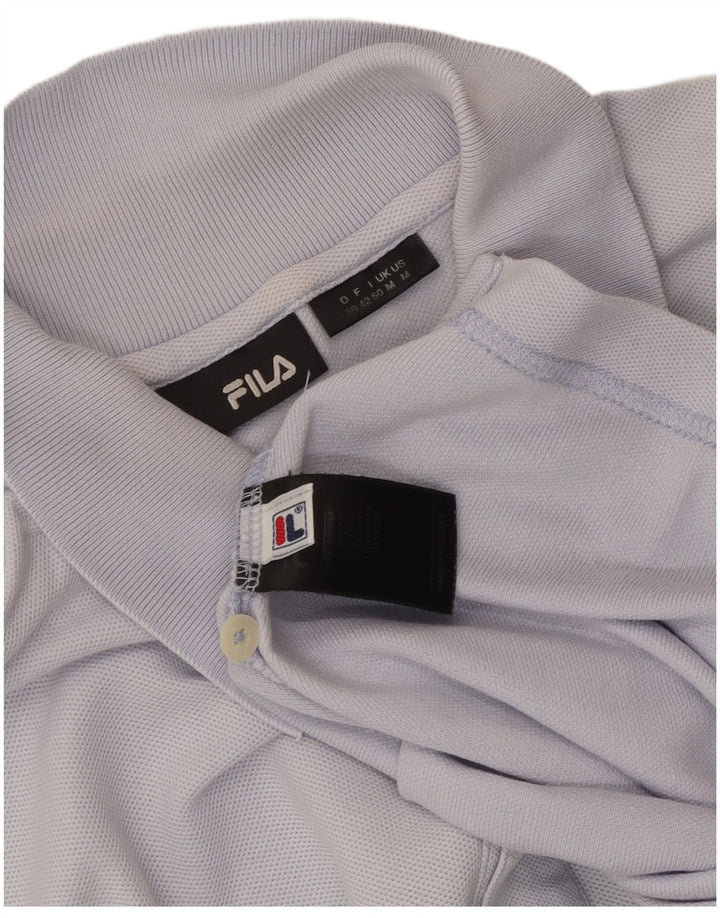 Fila Herren-Poloshirt aus mittelblauer Baumwolle